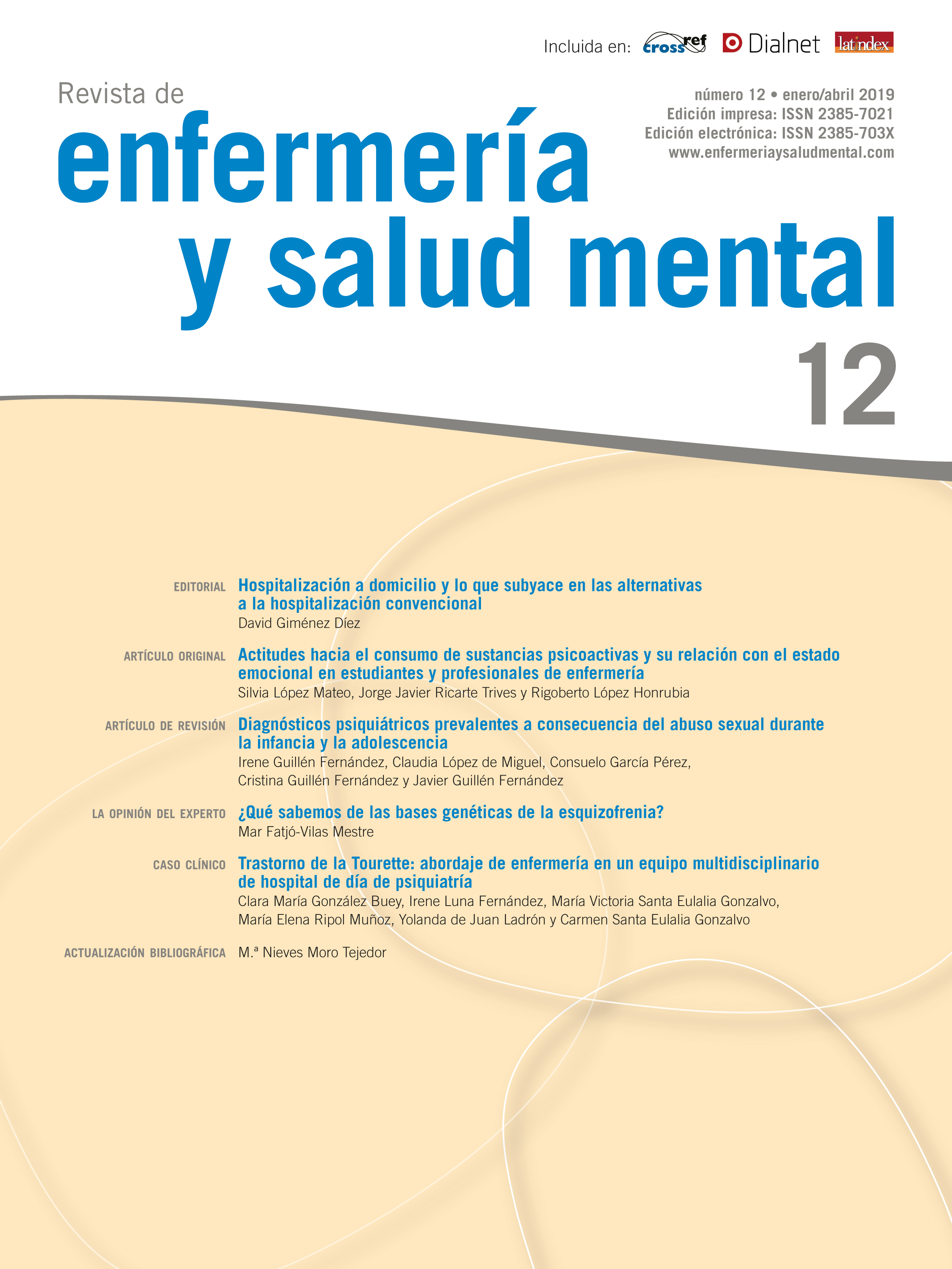 Revista de Enfermería y Salud Mental. Número 12, enero/abril de 2019