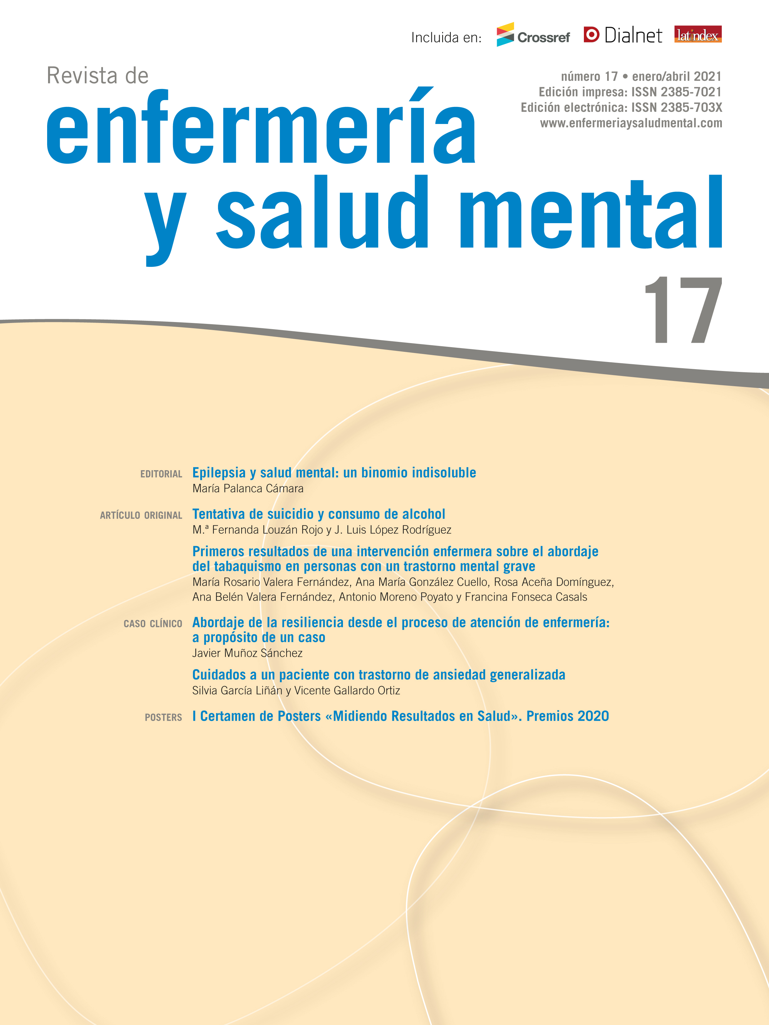 Revista de Enfermería y Salud Mental. Número 17, enero/abril de 2021